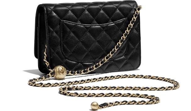 Chanel Wallet On Chain WOC Lambskin Leather Crossbody Bag with Gold-Tone Hardware - Black Luxury Handbag for Women, Perfect for Evening Events & Daily Use