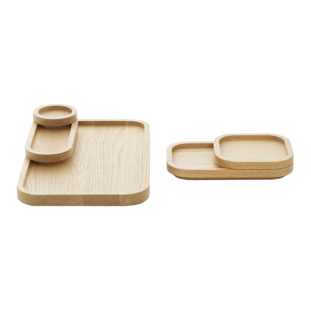 Astro Tray Set of 6 - Premium Serving Tray for Home, Office & Outdoor Entertaining - Perfect for Parties, Snacks & Decor