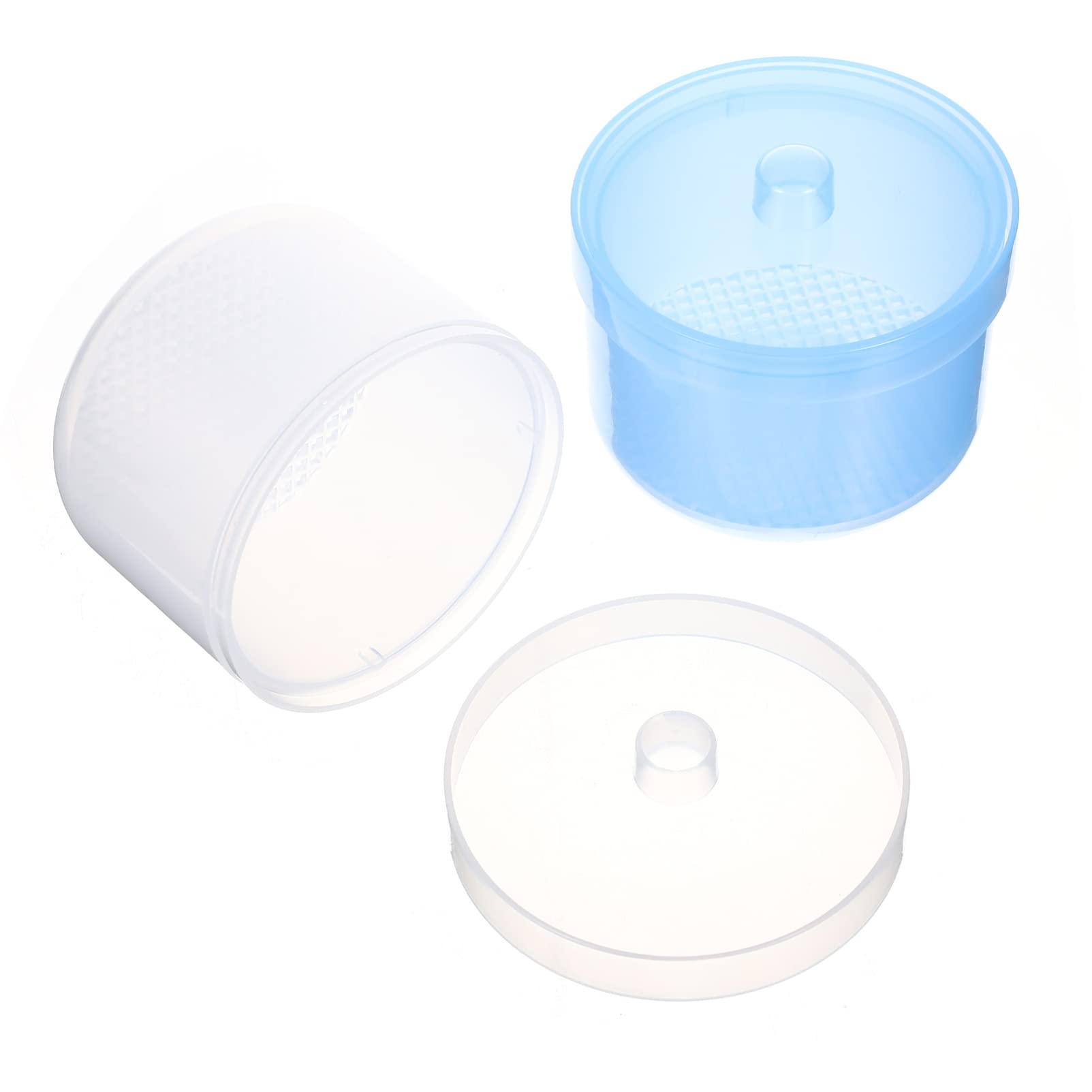 2 Pack Nail Art Tool Cleaning Cup - Professional Manicure Soaking Tray with Net for Nail Accessories | Perfect for Salon, Home Nail Care & DIY Nail Art