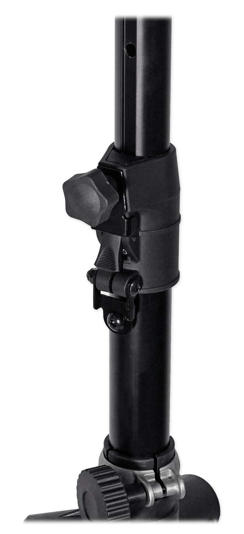 Rockville DJ PA Tripod Speaker Stands with Carrying Bags - Heavy Duty Hydraulic Air Lift RVSS4AB for Professional Audio & Events - Perfect for DJ Gigs, Live Performances, and Outdoor Sound Systems