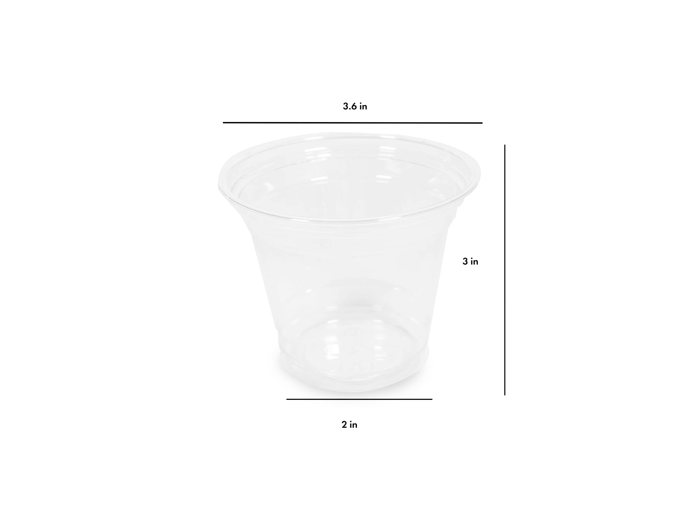 9oz Crystal Clear PET Plastic Cups - Case of 1000, Disposable Drinkware for Parties, Events, and Catering - BPA-Free, Durable & Eco-Friendly