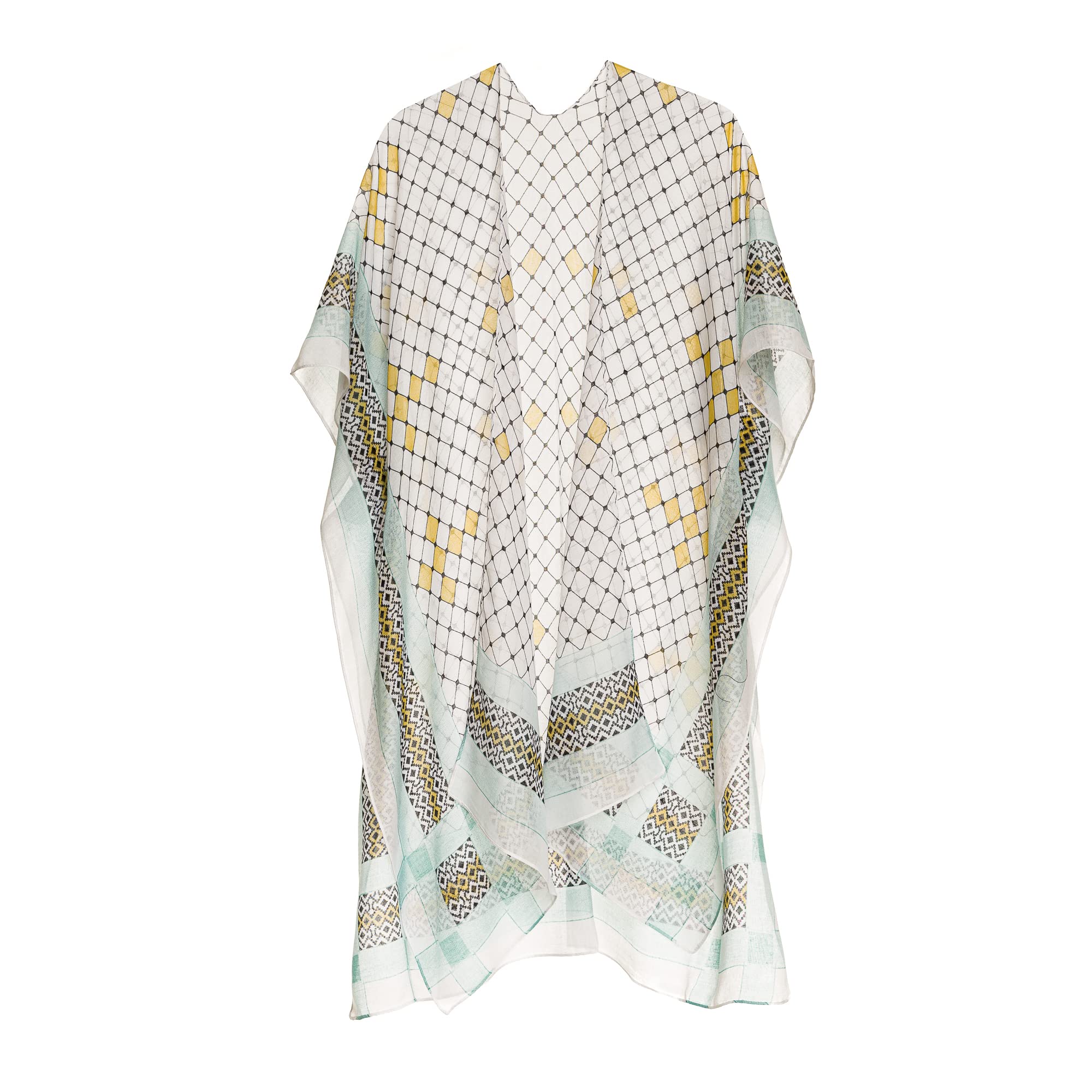 Stylish Spanish-Designed Women's Swim Cover Up - Lightweight Sarong Pareo for Beach & Pool | Perfect Summer Swimsuit Dress & Beachwear