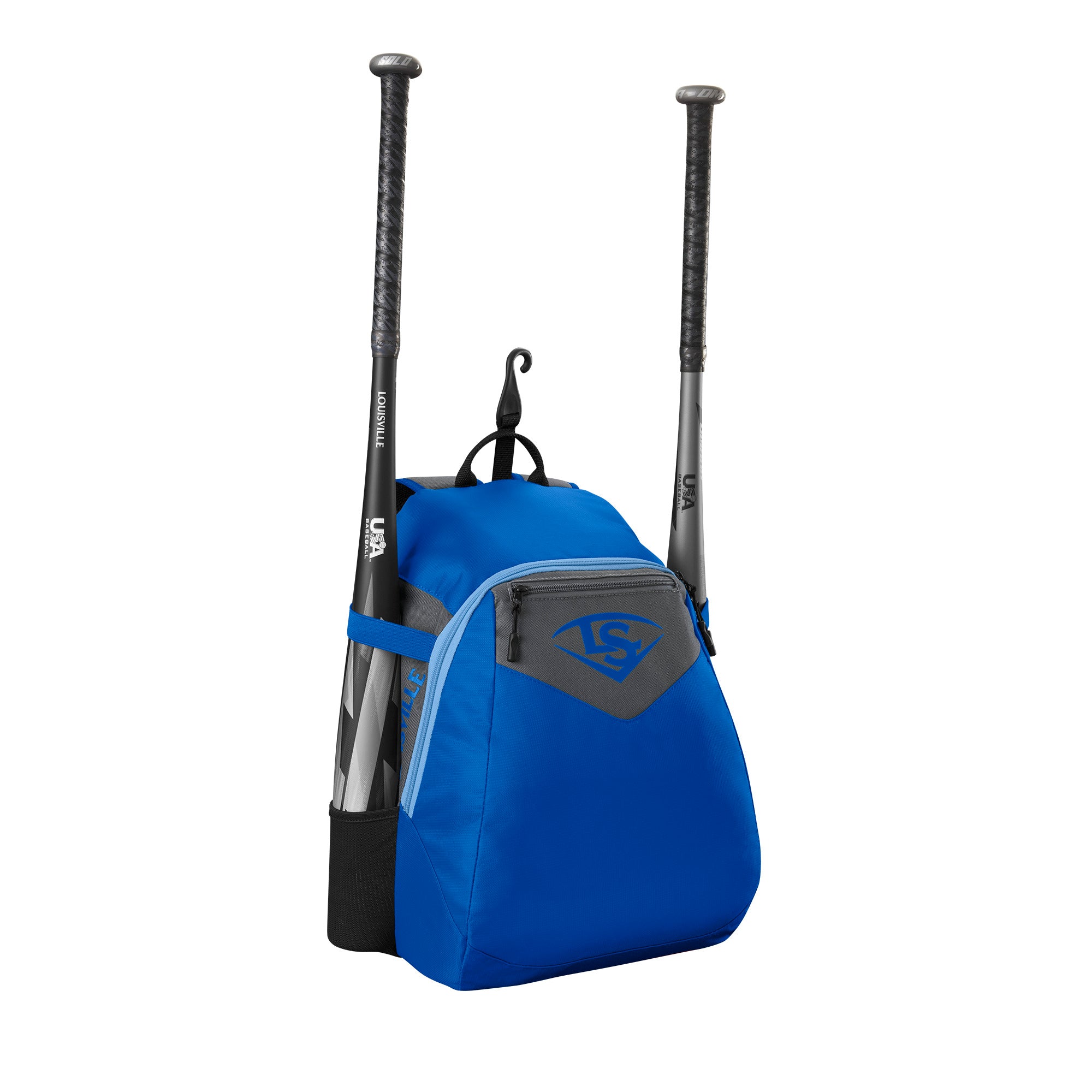 Louisville Slugger Genuine V2 Youth Baseball Backpack - Lightweight Durable Stick Pack for Kids & Teens - Perfect for School, Sports Practice & Travel