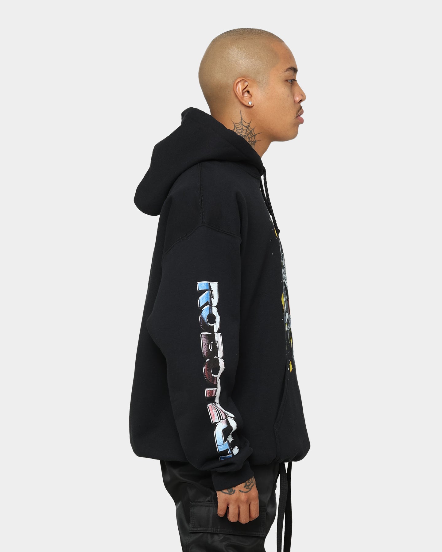Robotech Macross Saga Hoodie - Black | American Thrift | Anime Streetwear for Cosplay & Casual Wear
