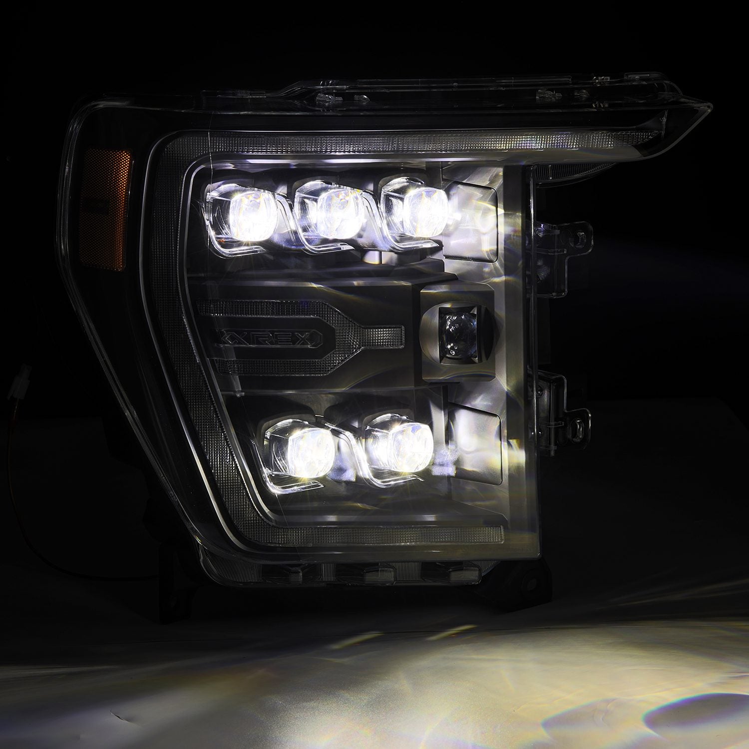 21-23 Ford F150 & F150 Raptor NOVA Series LED Projector Headlights - Black Housing - Upgrade Your Truck's Lighting for Night Driving & Off-Road Adventures