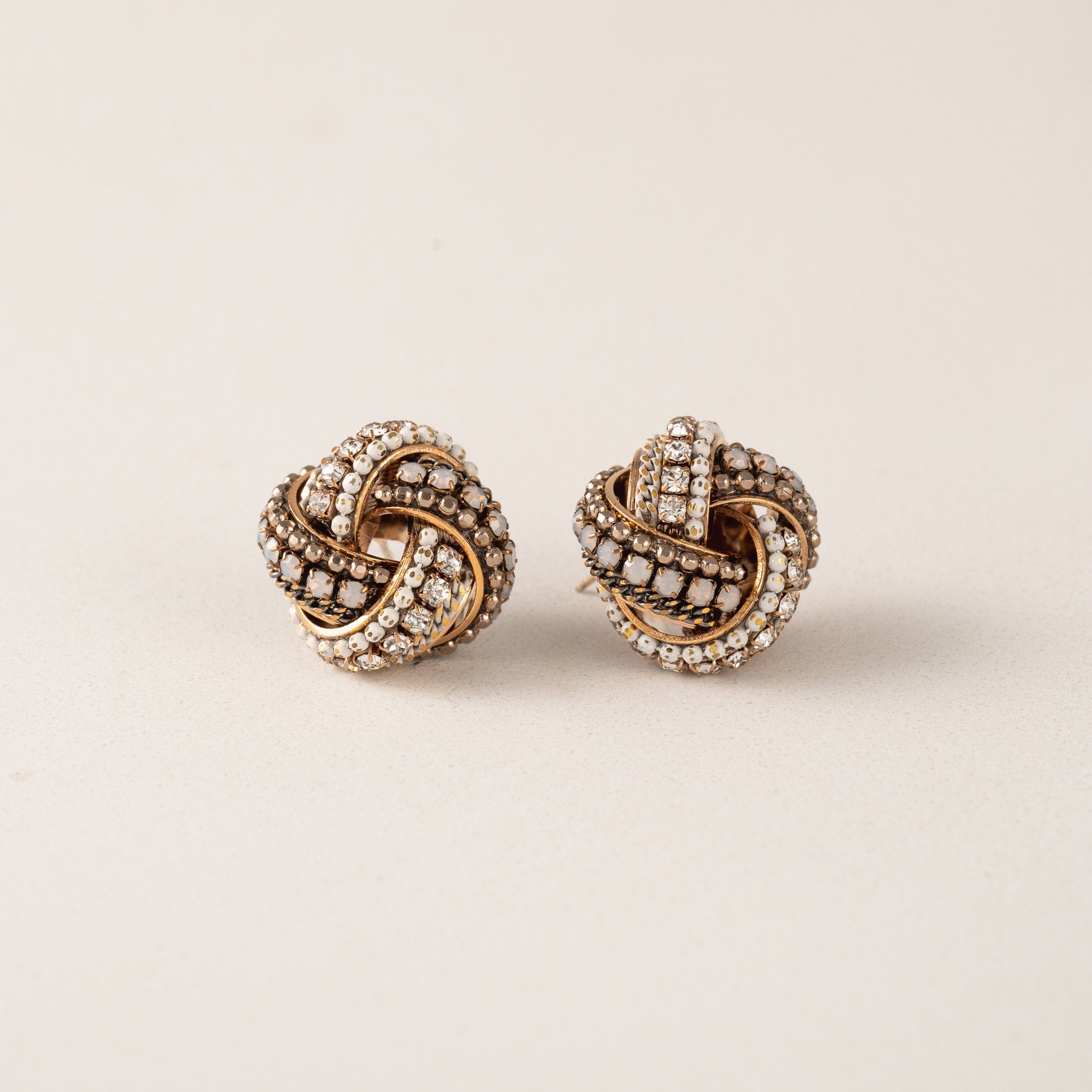 Astaire Knot Stud Earrings - Elegant Silver Jewelry for Women | Perfect for Parties, Weddings & Everyday Wear