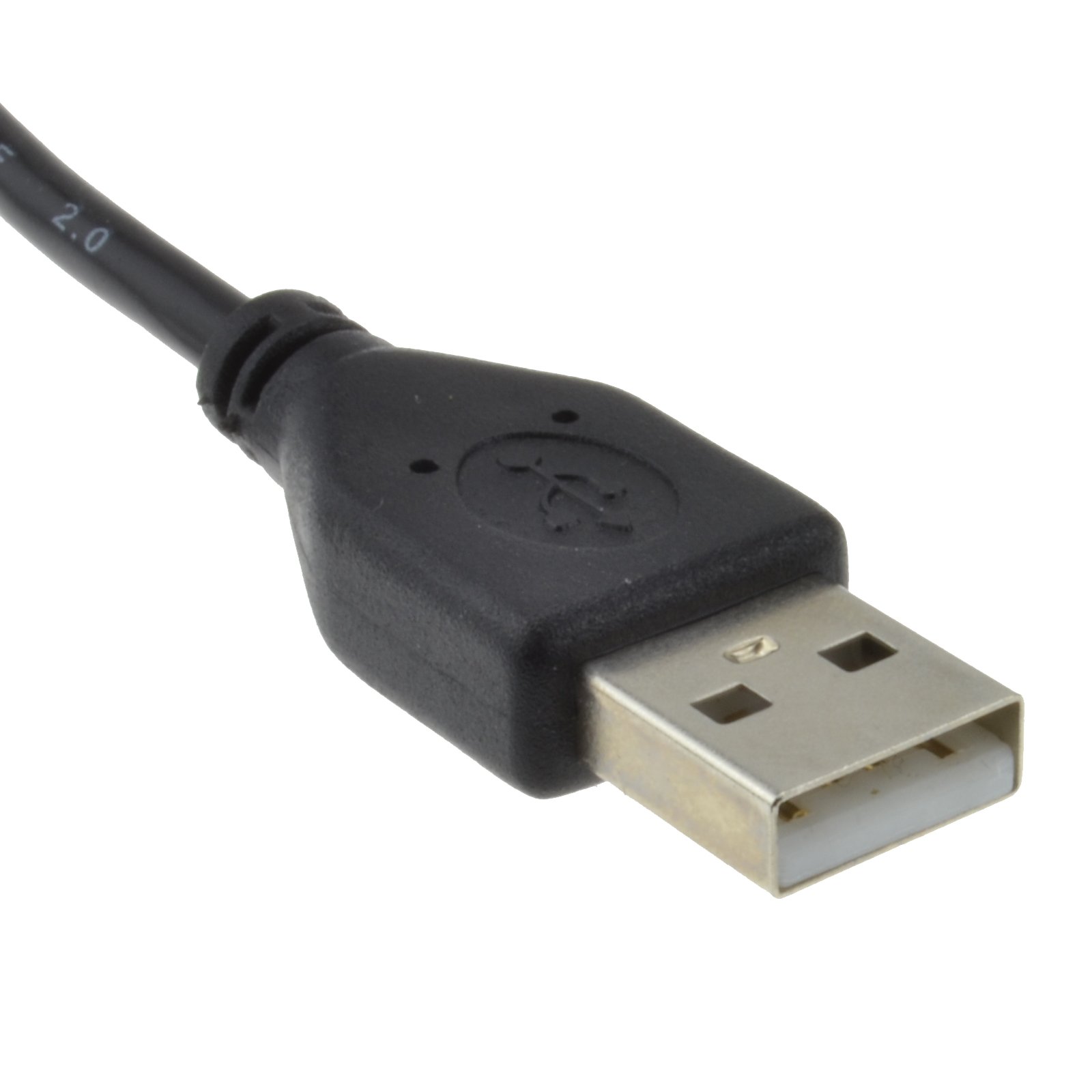 kenable USB 2.0 24AWG High Speed Printer Cable A to B - 0.25m/25cm Black - Fast Data Transfer for Printers, Scanners & External Hard Drives - Home & Office Use