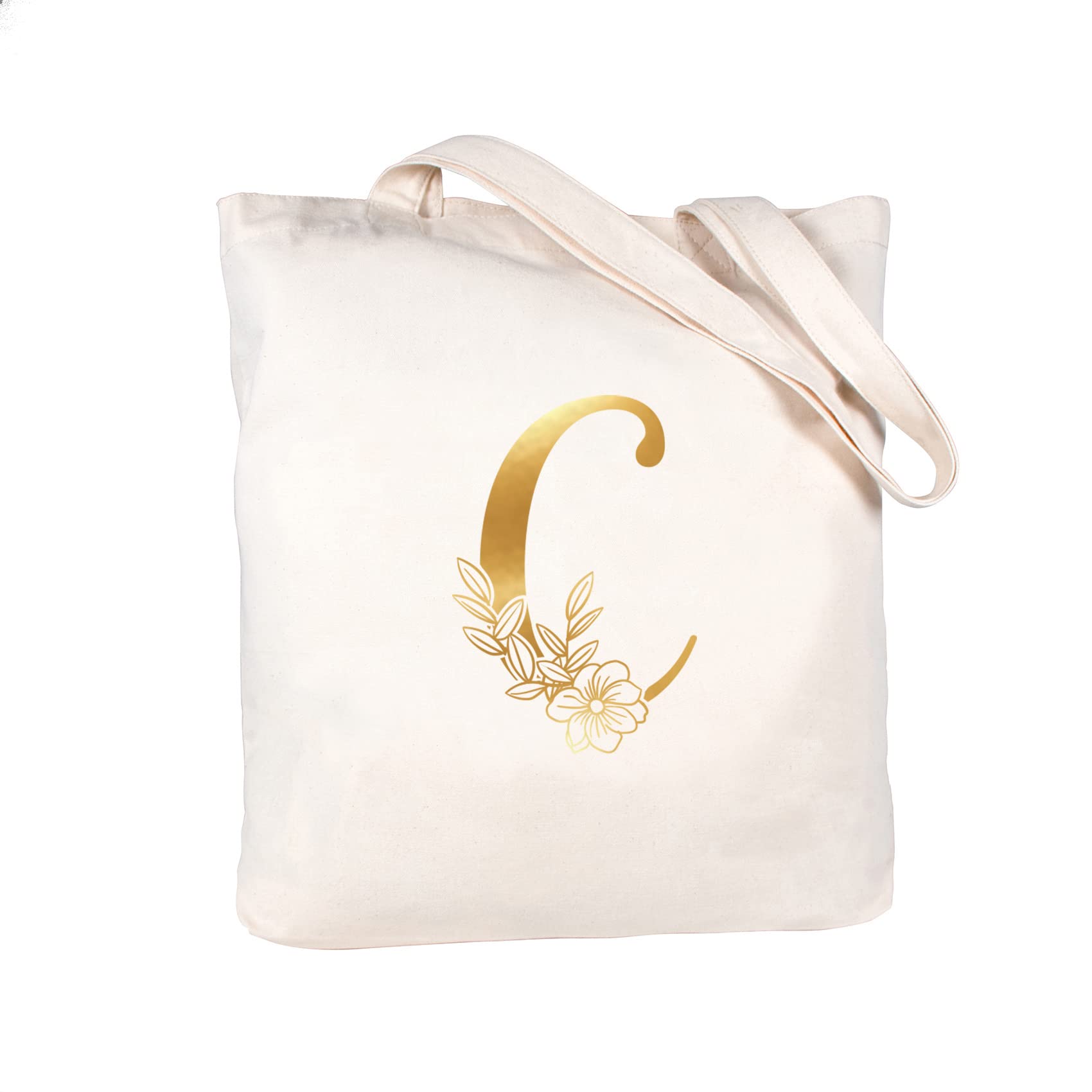 Personalized Monogram Tote Bag for Women - Birthday, Wedding & Teacher Gifts with Inner Pocket - Perfect for Bridesmaids & Daily Use