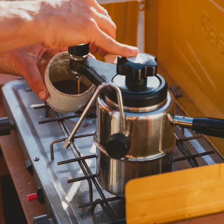 Bellman CX-25 Stovetop Espresso Maker - Italian Style Moka Pot for Rich Coffee - Perfect for Home, Camping & Gifts