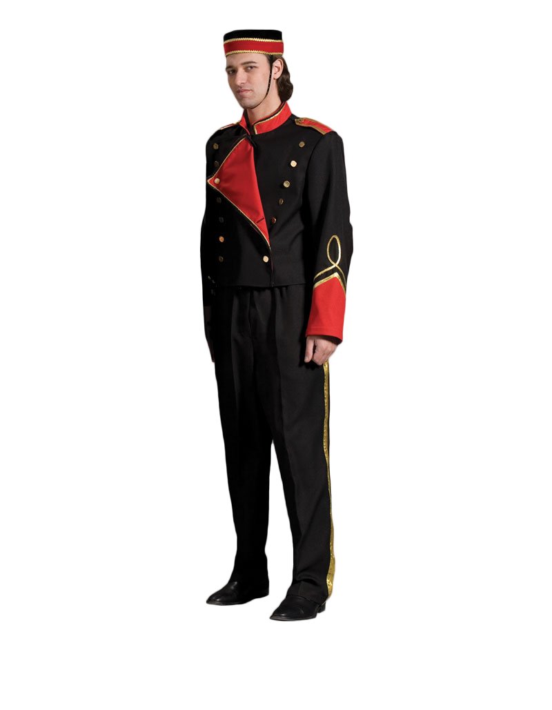 Men's Bellhop Theater Costume - Vintage Uniform Outfit for Cosplay, Halloween & Stage Performances - Perfect for Themed Parties, Theater Productions & Costume Events