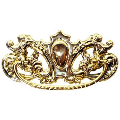 Ornate Victorian Solid Brass Drawer Pull | 3