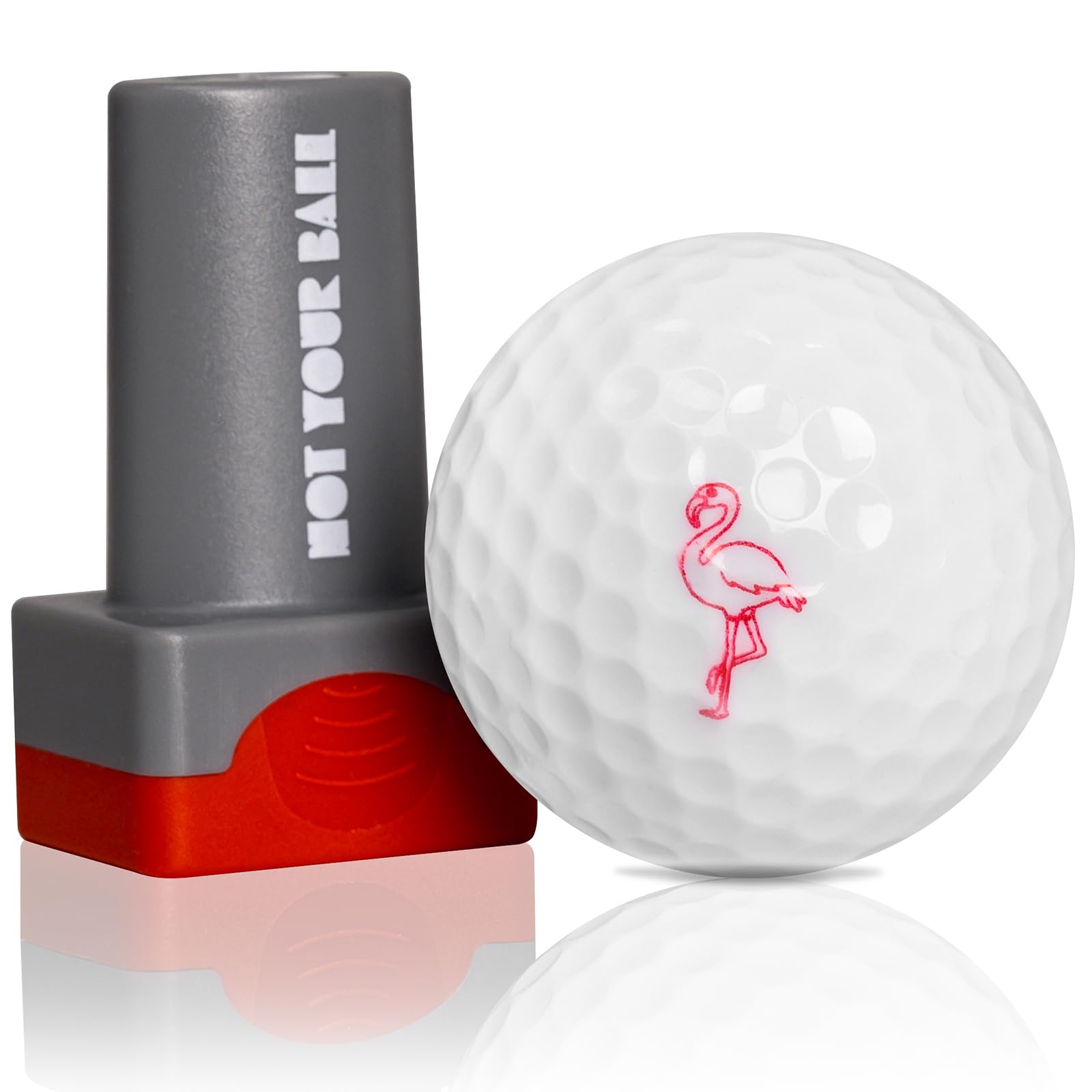 QUBI Reusable Self-Inking Golf Ball Stamp Marker - Personalized Golf Ball Stamper for Men & Women Golfers | Perfect Golf Gift & Accessory for Course Play & Tournament Identification