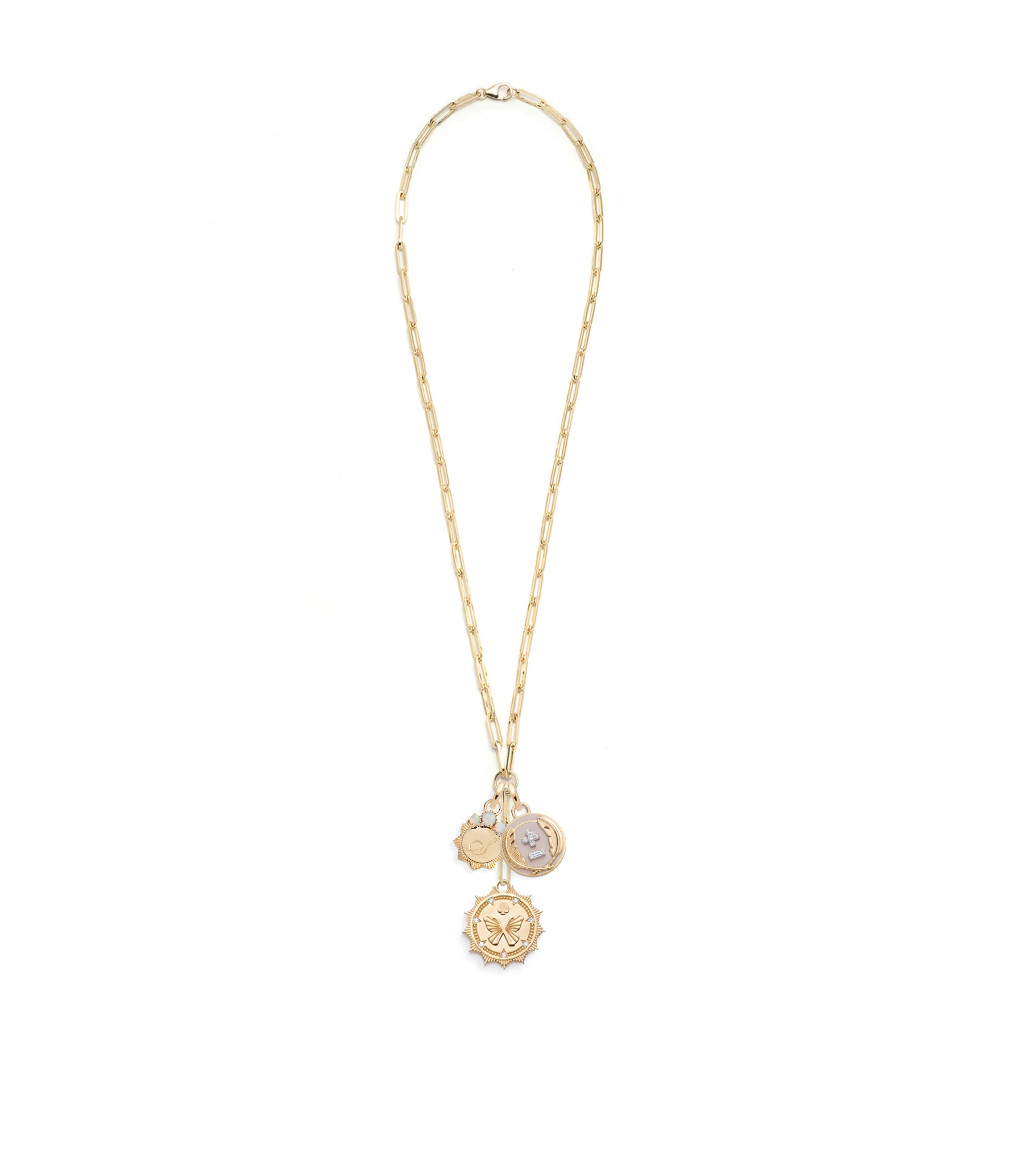 Reverie, Vivacity & Foundational Keys - Classic Fob Clip Extension Necklace | Vintage Key Charm Pendant Jewelry for Women | Perfect for Layering, Gift Giving & Special Occasions