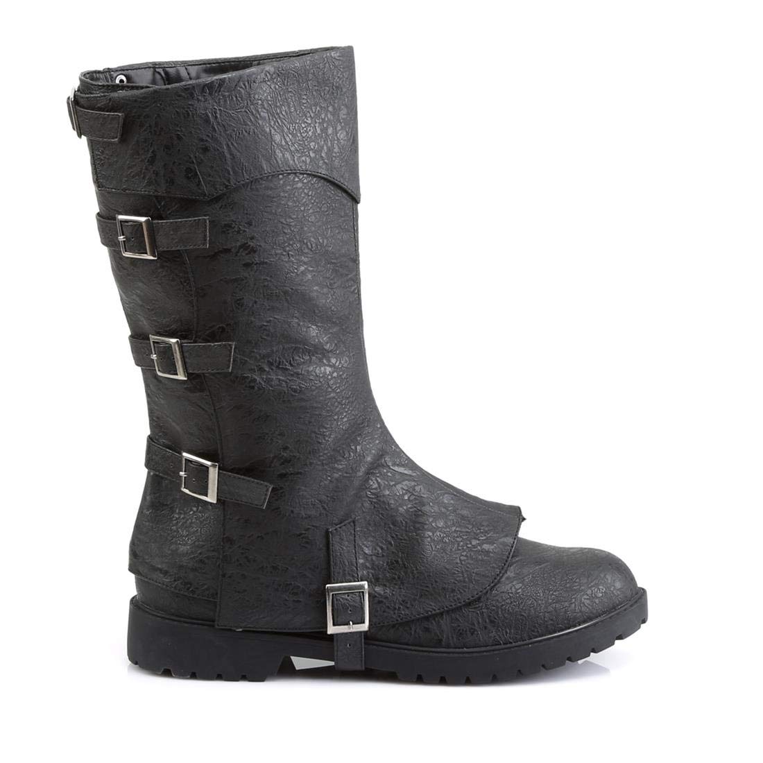 Gotham Engineer Boots for Men - Durable Leather Work Boots with Steel Toe - Perfect for Construction, Motorcycle Riding & Outdoor Work