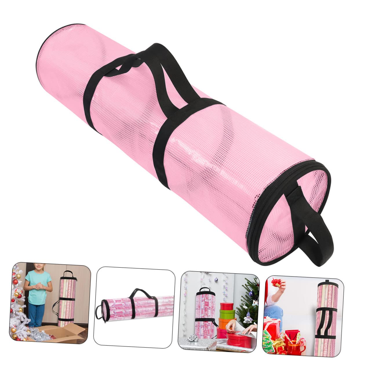 Christmas Wrapping Paper Storage Bags - Roll Paper Organizer for Holiday Gift Wrapping, Packing Supplies & Home Organization - Perfect for Xmas, Birthdays & Party Gift Wrapping Accessories