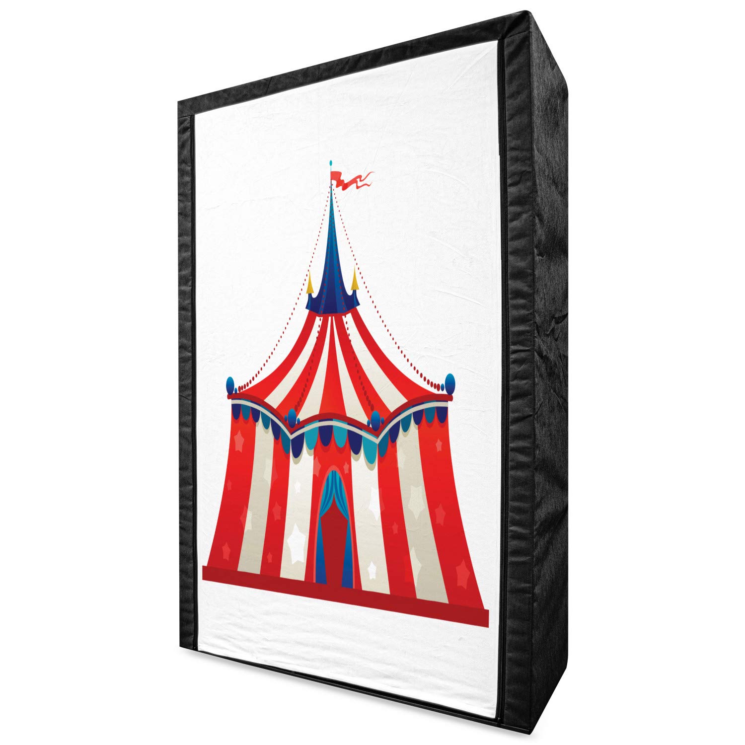 Ambesonne Circus Themed Portable Fabric Wardrobe - 42.5