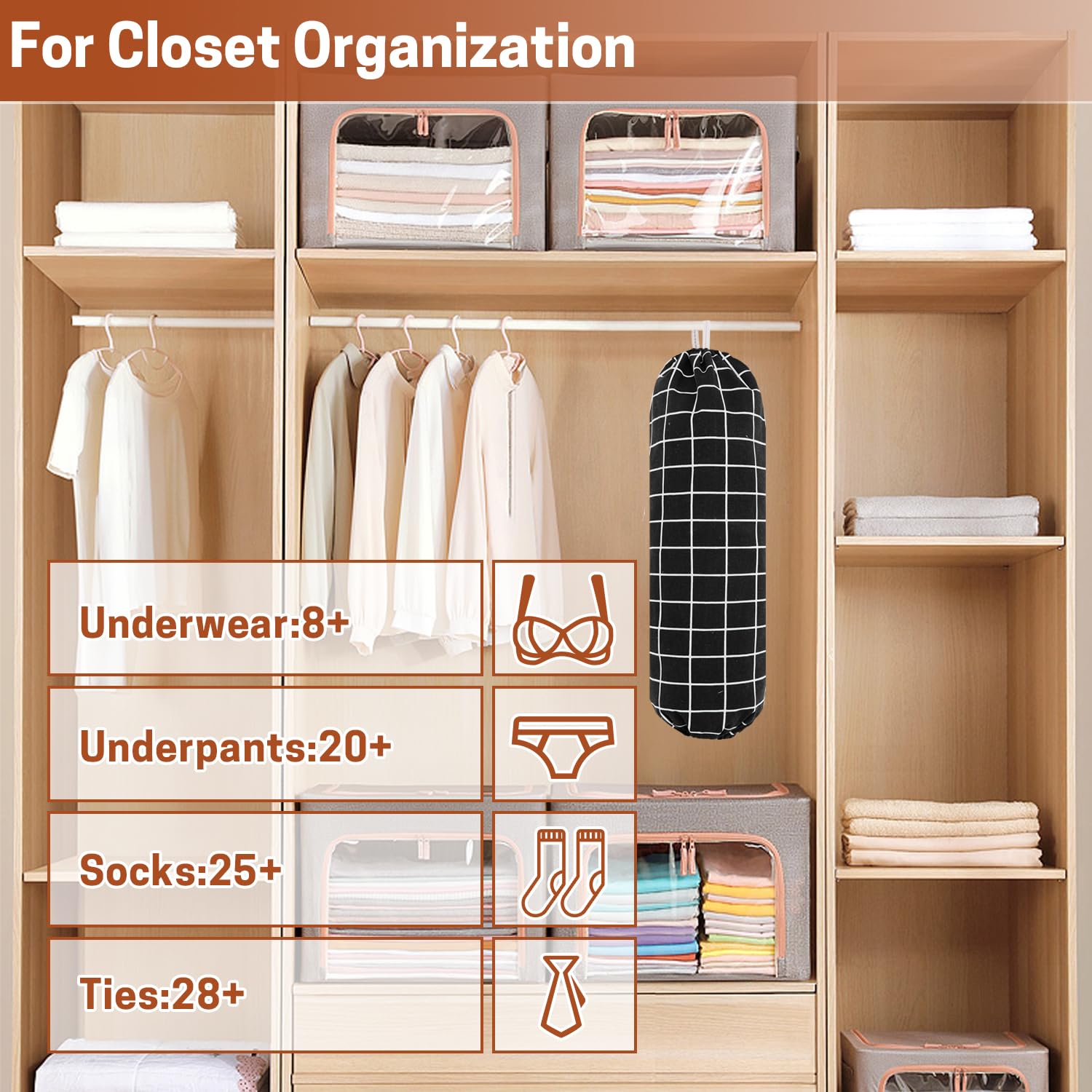 SWISSELITE 2-Pack Reusable Plastic Bag Holder Organizer - Wall Mount Grocery Bag Storage Dispenser (22x9 Inches) - Perfect for Kitchen, Pantry & Garage Organization
