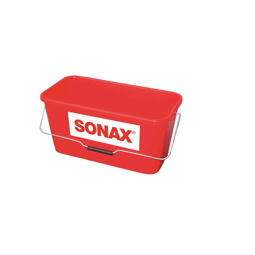 Sonax 0495800 Premium Car Wash Bucket - Heavy Duty, Durable & Ergonomic for Professional Detailing & Auto Cleaning at Home or Car Wash