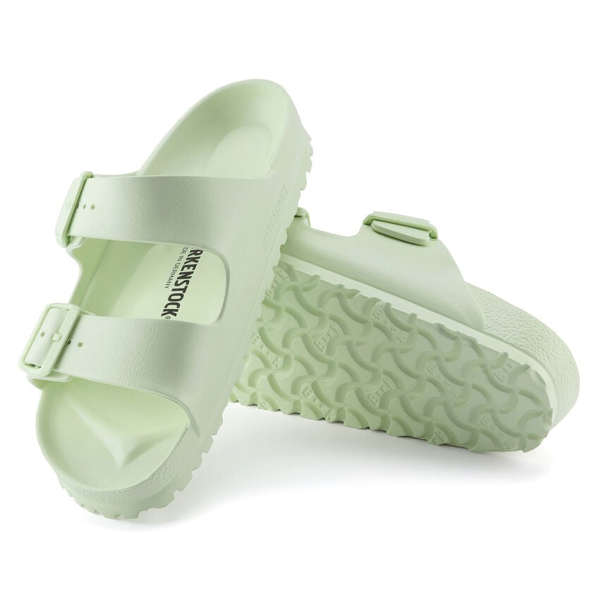 Arizona EVA Sandals for Women - Lightweight Comfortable Slide Sandals in Faded Lime | Perfect for Beach, Pool, Vacation & Summer Casual Wear