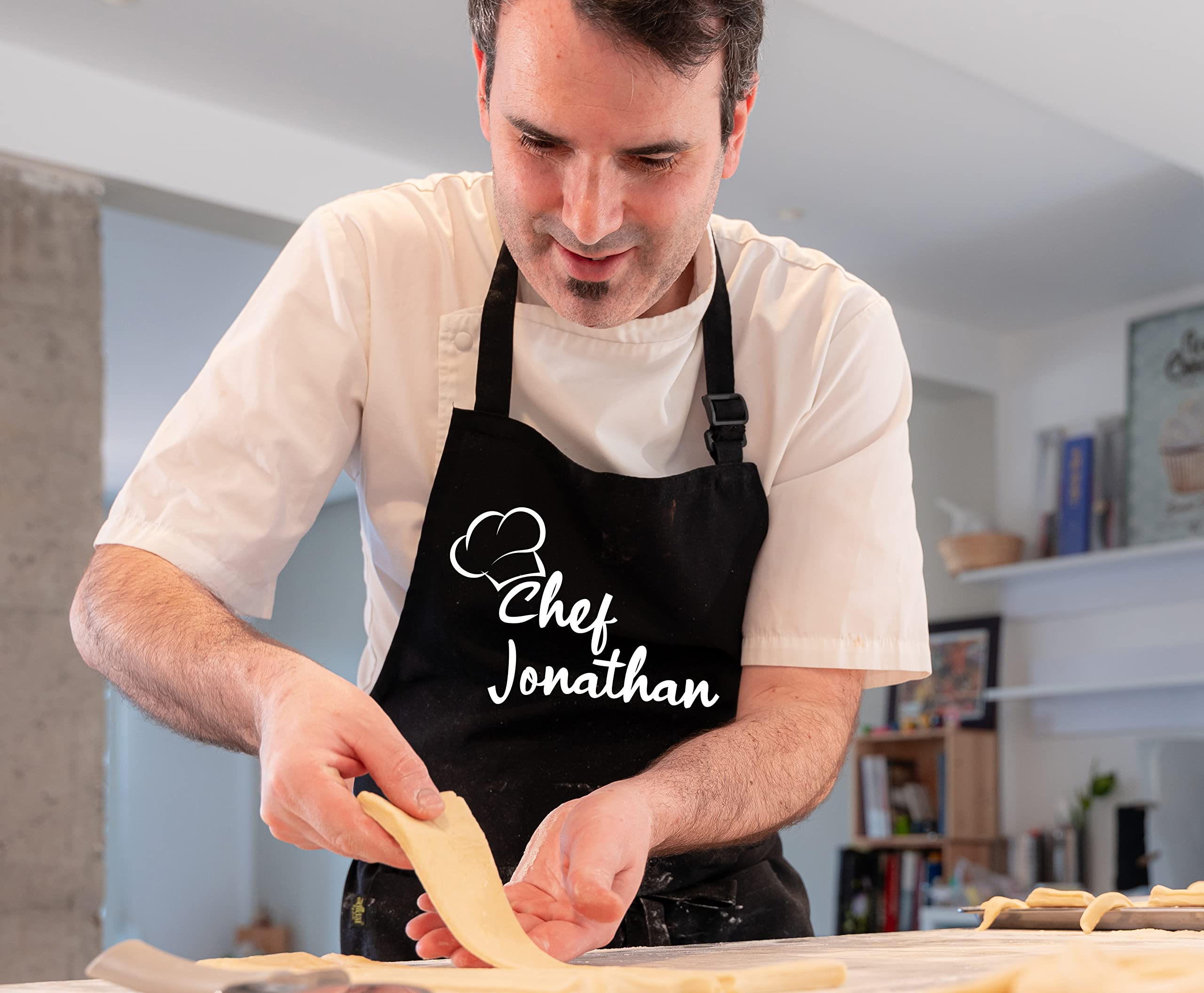 Personalized Custom Aprons for Men & Women - Unique Birthday, Anniversary & Housewarming Gifts - Perfect for Cooking, Baking, BBQ & Kitchen Use
