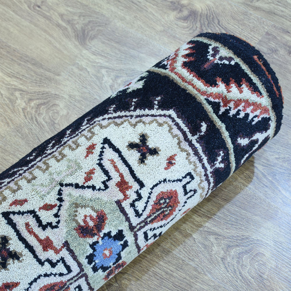Handmade Afghan Shirvan Rug - Authentic Hand-Knotted Wool Carpet for Living Room, Bedroom & Home Decor