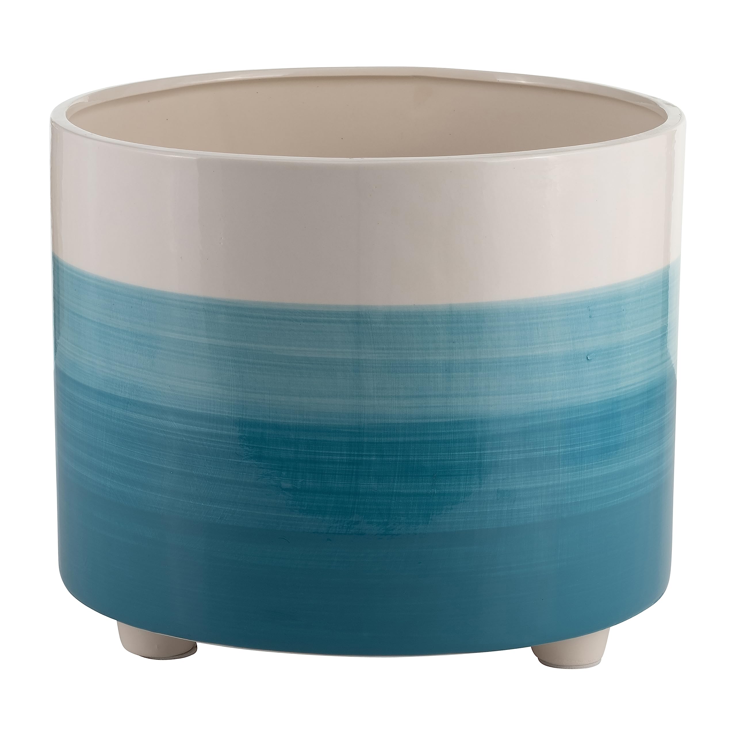 Sagebrook Home Set of 2 Ceramic Plant Pots - 12