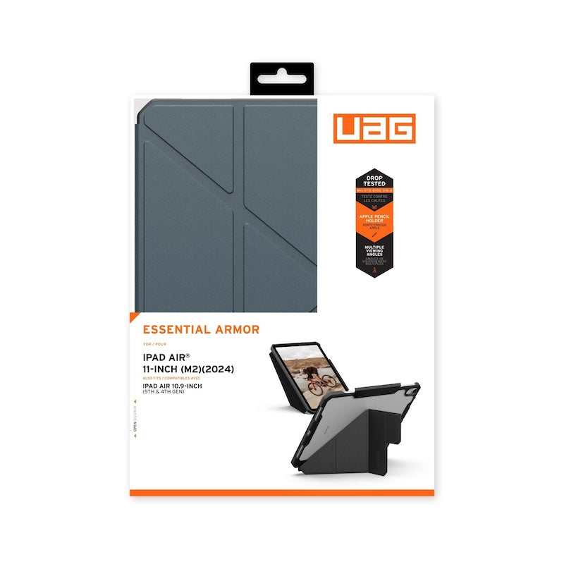 UAG Essential Rugged Case for iPad Air 11 (M2 Model) - Shockproof & Drop Protection - Perfect for Travel, Work & Outdoor Adventures