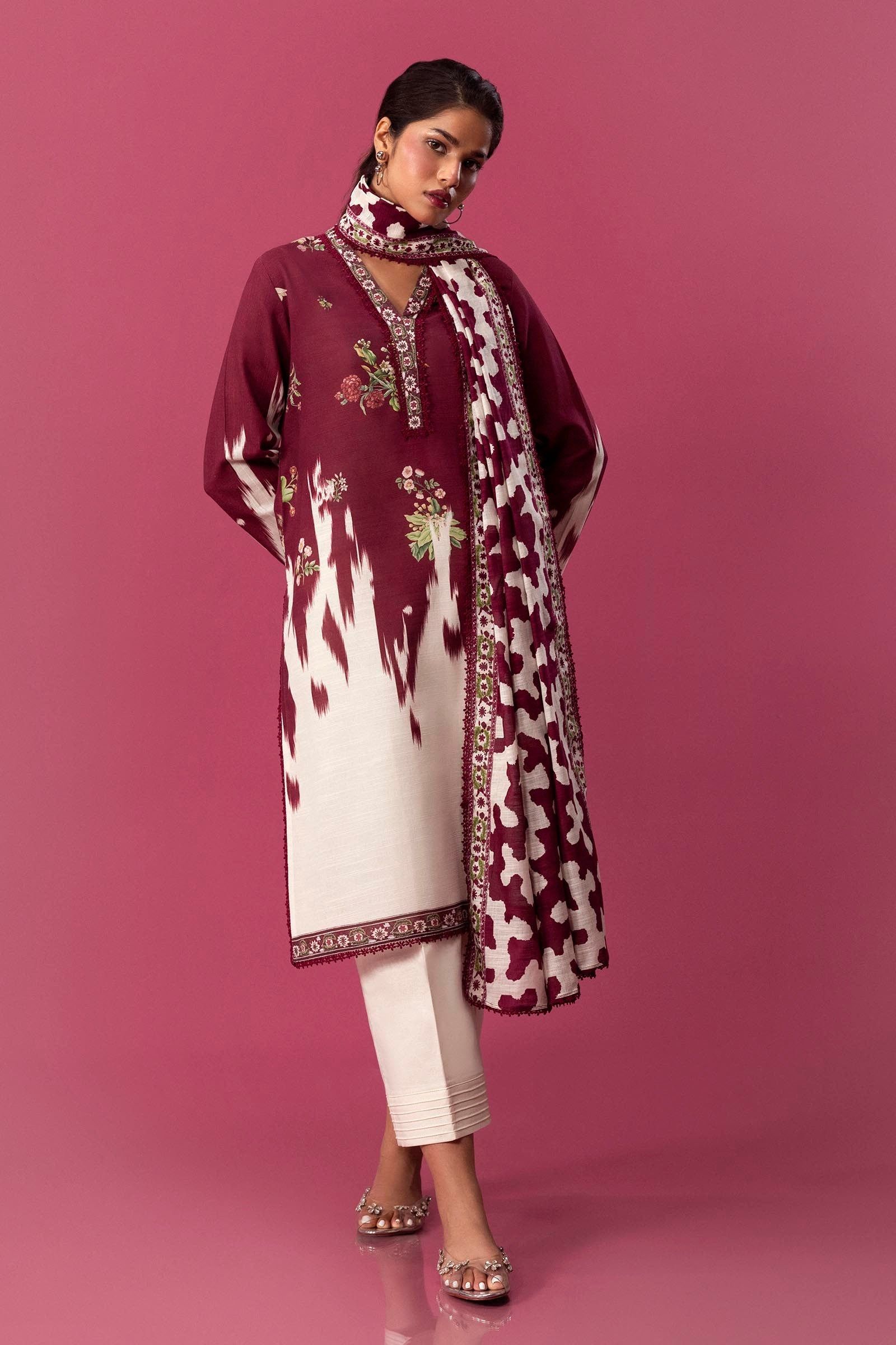 Sana Safinaz Mahay Stitched Formal Dress for Women - Elegant Party Wear & Evening Gowns for Weddings, Dinners & Special Occasions
