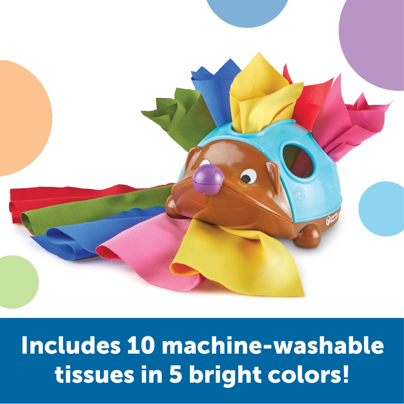 Learning Resources Spike The Fine Motor Hedgehog - 11-Piece Educational Toy for Toddlers 18+ Months - Montessori Baby Toy for Fine Motor Skills Development - Perfect for Preschool Learning & Sensory Play