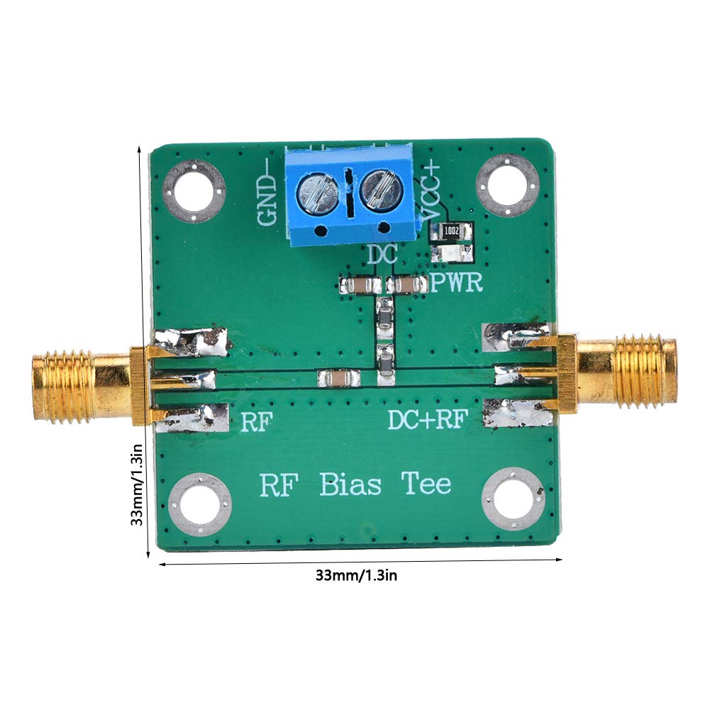 **YWBL-WH DC Feed RF Bias Tee 10-6000MHz, RF Microwave Bias Active Antenna Power Supply, Electrical Tools for Ham Radio, Signal Amplifiers & RF Testing**