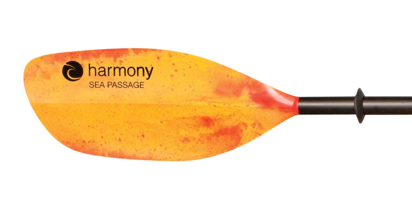 Harmony Gear Sea Passage Paddle - Premium Kayak Paddle for Ocean & Sea Kayaking | Lightweight & Durable Carbon Fiber Shaft | Perfect for Recreational & Touring Kayakers | Ideal for Coastal Adventures & Open Water Exploration