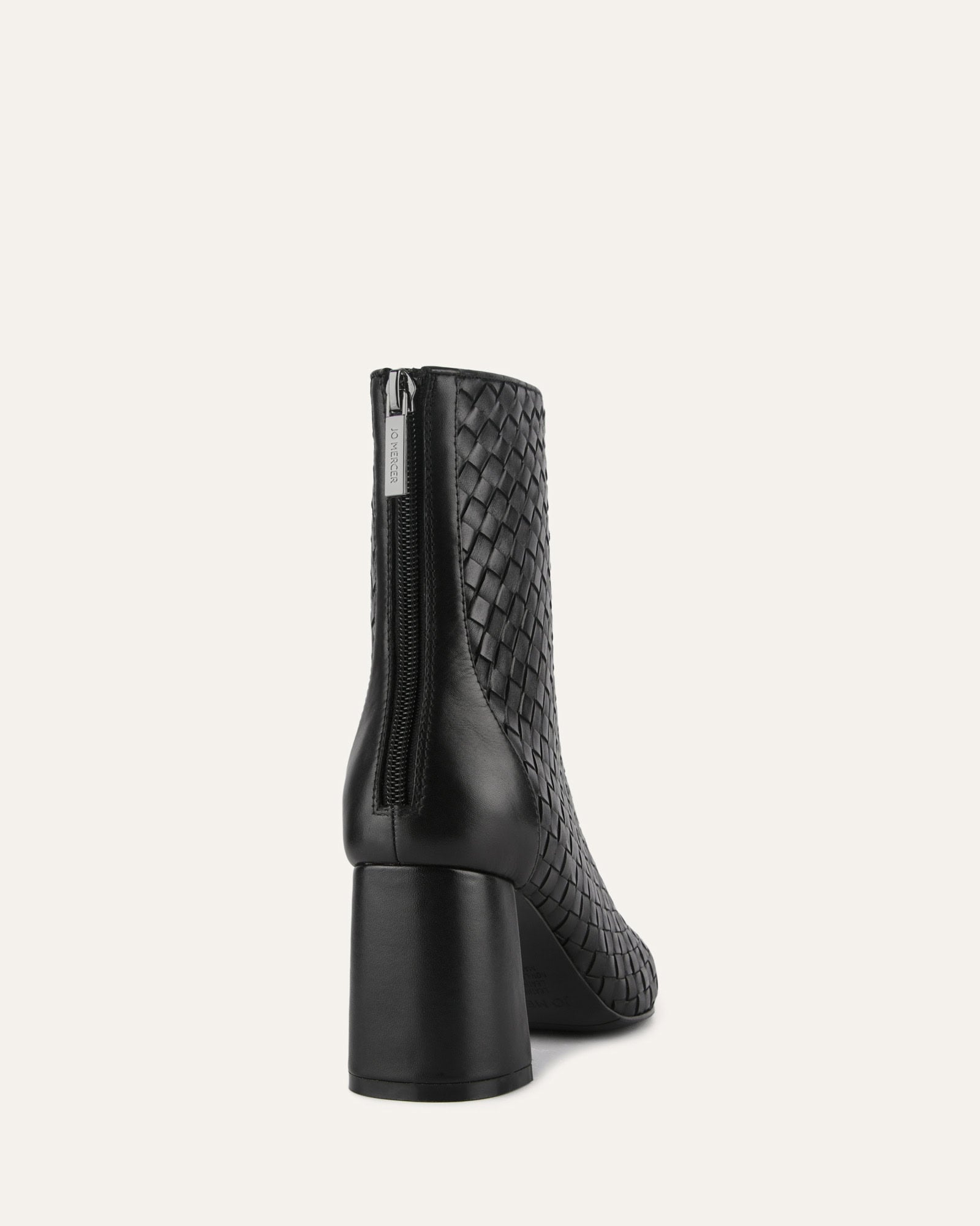 NOLA Mid Ankle Boots for Women - Black Leather Booties with Comfortable Cushioning | Perfect for Casual Outfits, Office Wear & Fall Fashion