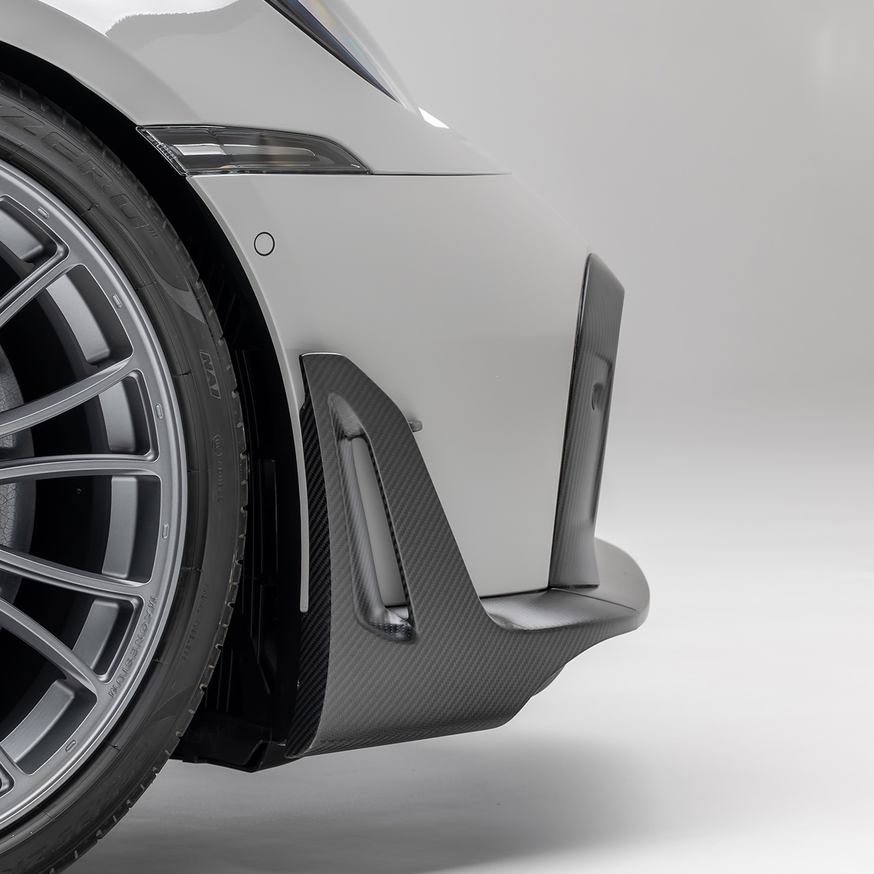 Porsche 992 Turbo S Aero Front Spoiler with Winglets - High-Performance Carbon Fiber Lip for 911 Turbo S (2019-2023) - Track & Street Racing Upgrade