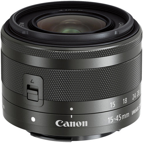 Canon EF-M 15-45mm f/3.5-6.3 IS STM Lens - Compact & Lightweight APS-C Zoom Lens for Canon Mirrorless Cameras - Perfect for Travel, Vlogging & Everyday Photography
