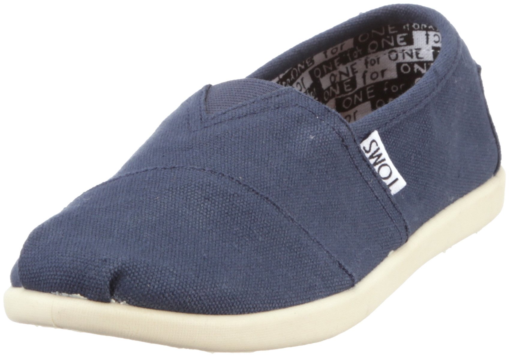 TOMS Girls Pink Canvas Classic Slip-On Shoes 012001C10 - Comfortable & Stylish for School, Casual Wear & Everyday Outfits