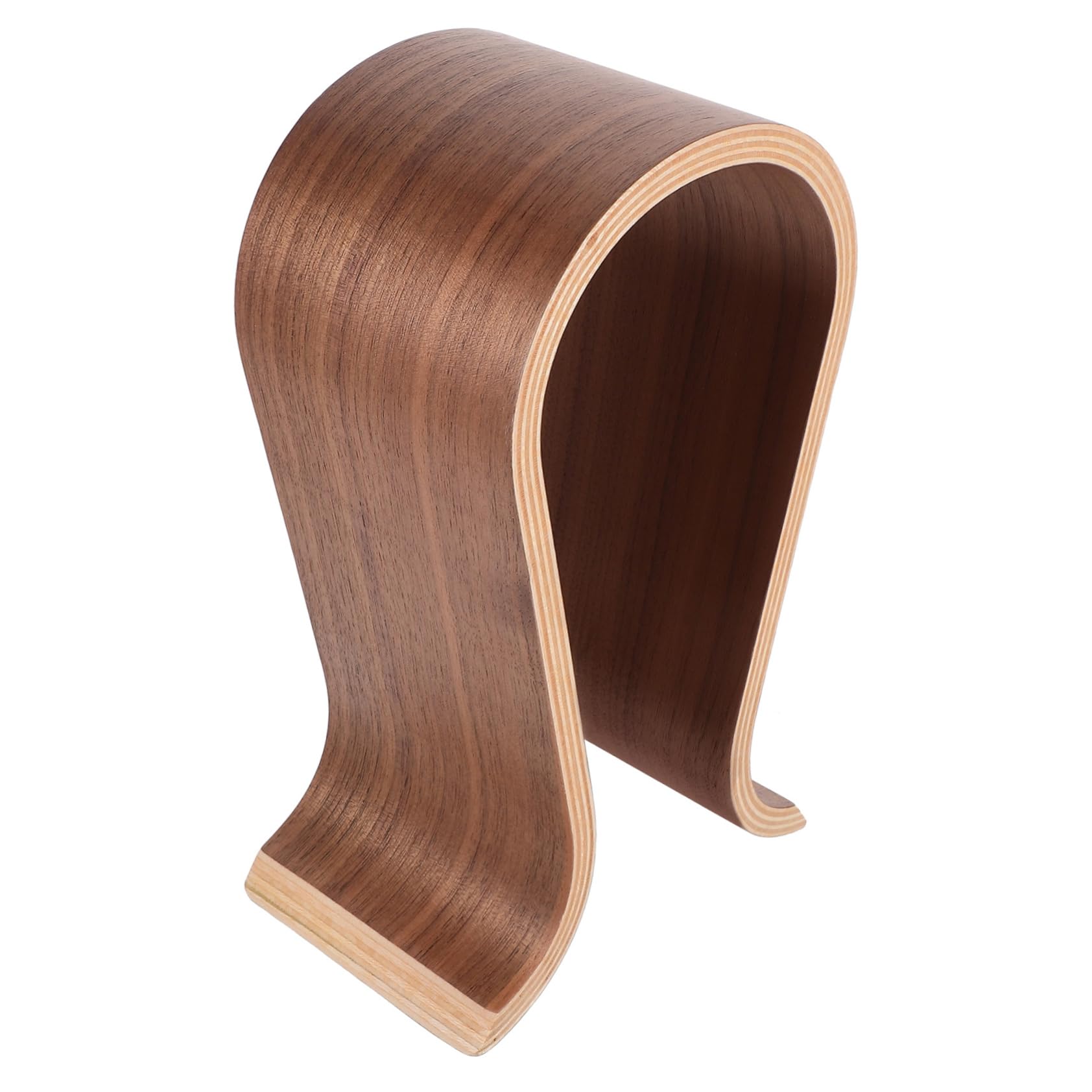 Premium Wooden Headphone Stand - Universal Holder for Headphones, Headsets & Helmets - Space-Saving Desk Organizer for Home Office, Gaming Setup & Studio Use