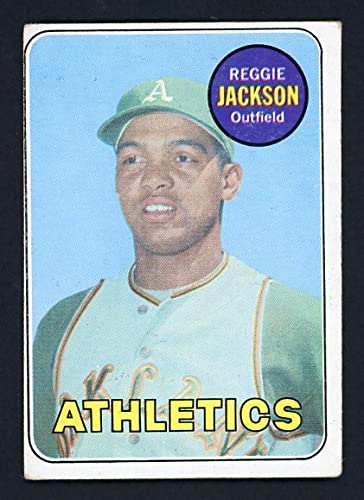 1969 Topps #260 Reggie Jackson Oakland A's Baseball Card VG/VG-EX - Vintage Sports Collectible for Display & Investment