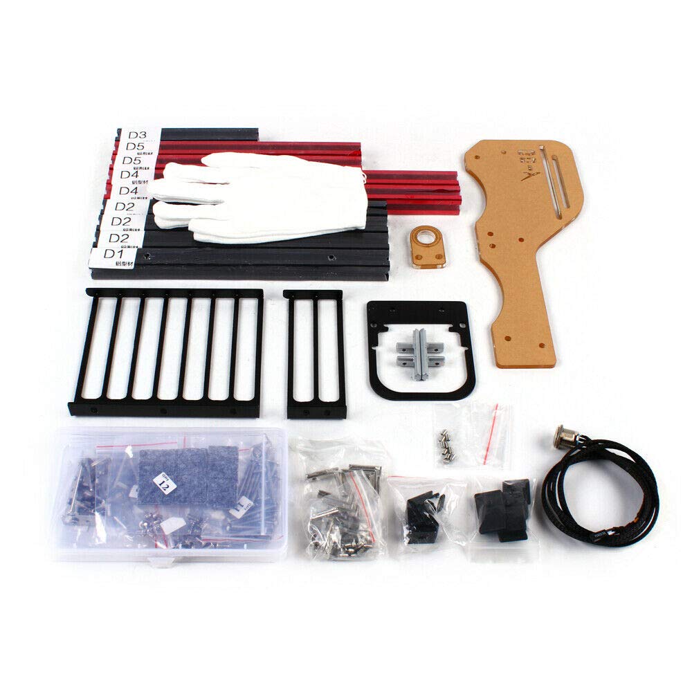 DIY Open Frame PC Test Bench - Vertical ATX/MATX/ITX (17x17cm) Motherboard Case for Air & Water Cooling, Overclocking & Heat Dissipation | Perfect for Gaming Rigs, Workstations & PC Builders (Red)