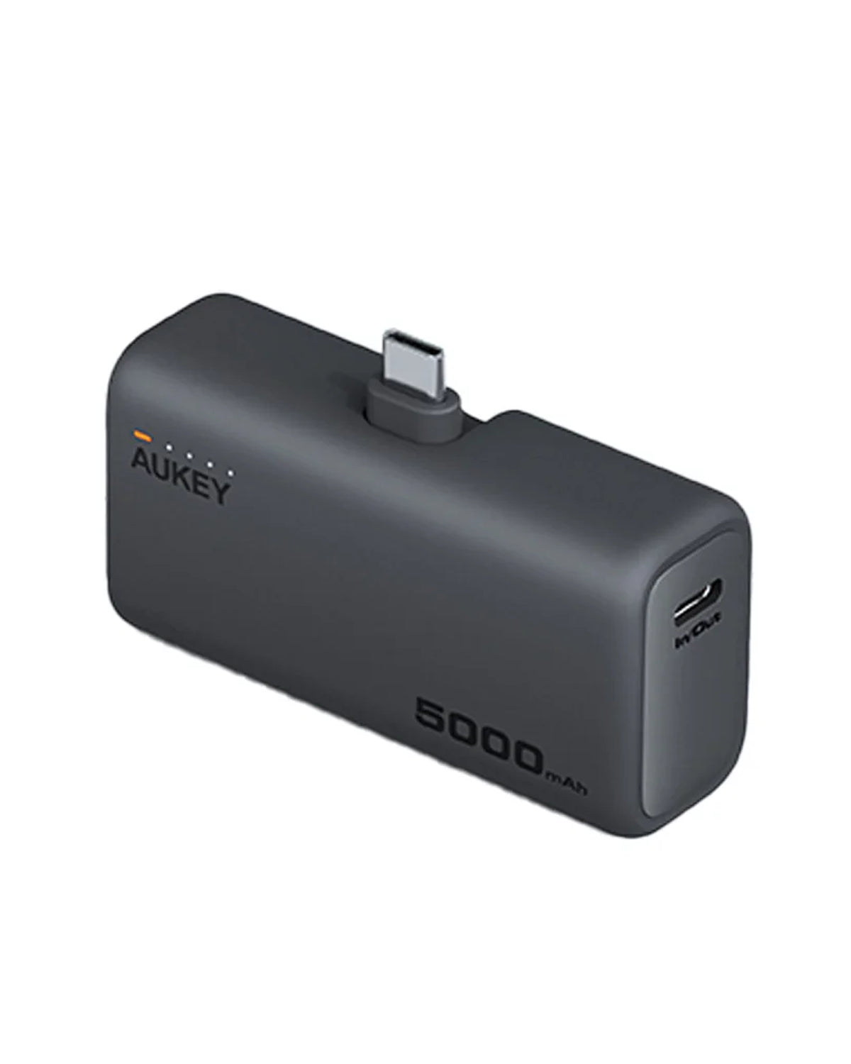 AUKEY PB Y59 Spark Mini 5000mAh Portable Charger with Built-in USB-C Port | Fast Charging Power Bank for iPhone, Samsung, AirPods | Perfect for Travel, Camping & Emergency Backup