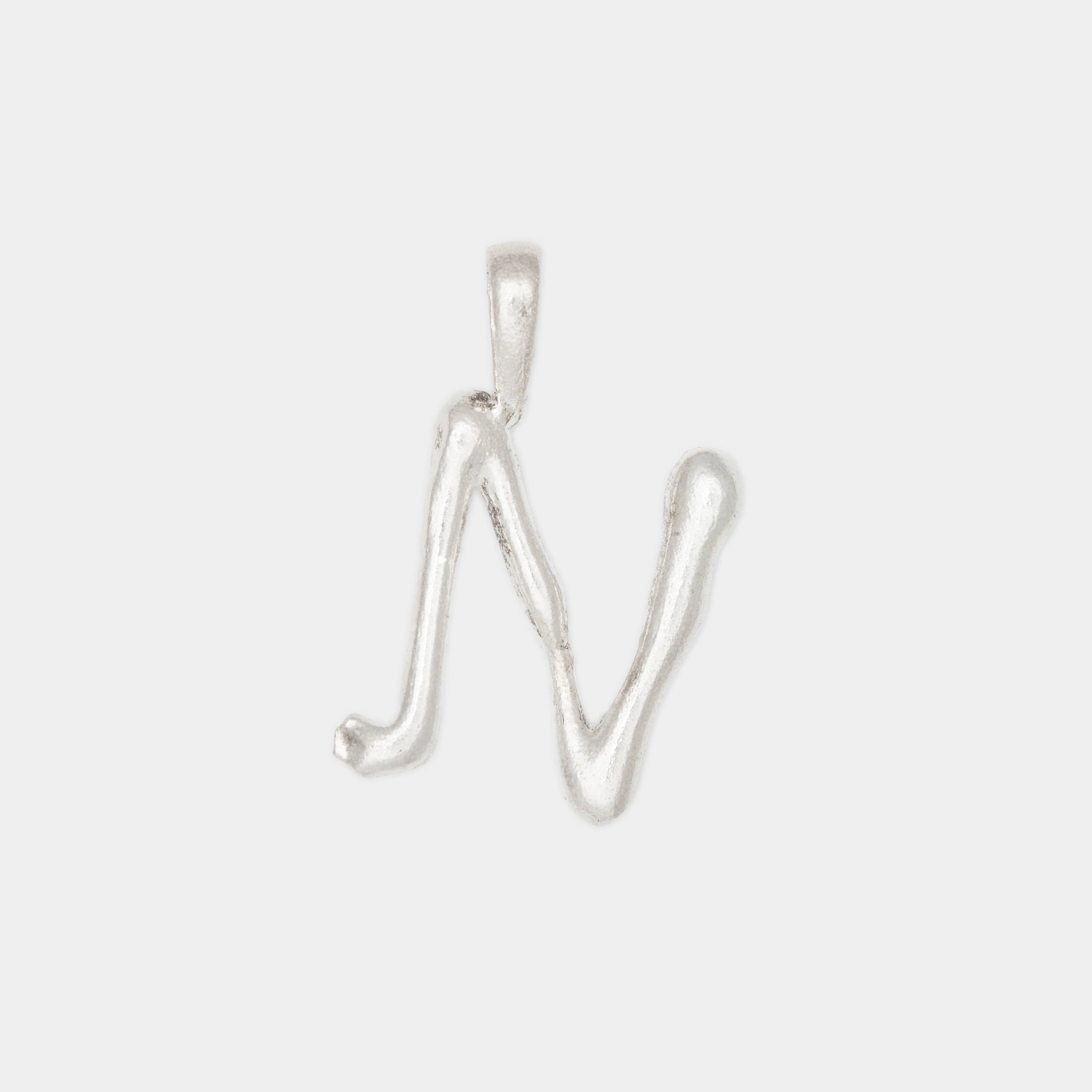 Silver Alphabet Necklace - Personalized Initial Letter Pendant Jewelry for Women, Perfect Gift for Birthday, Anniversary & Everyday Wear