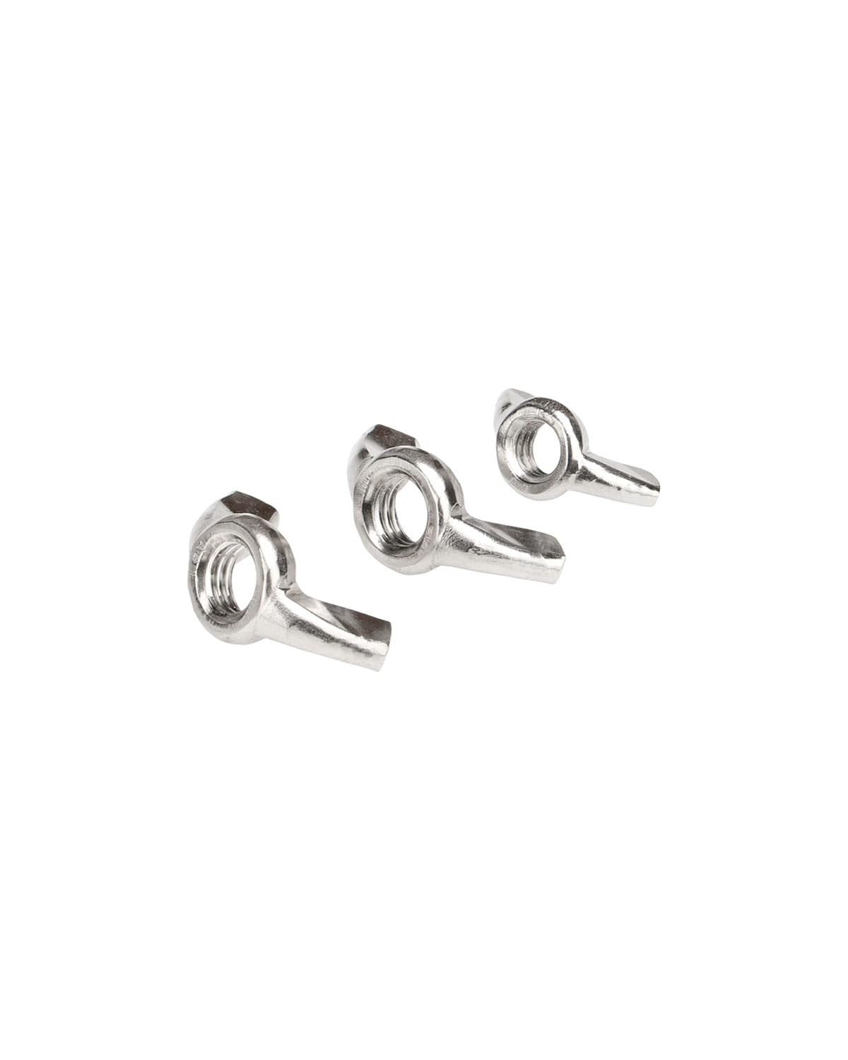 304 Stainless Steel M3 Wing Nuts - Pack of 25 | Corrosion-Resistant Hardware for Home Repair, DIY Projects & Engineering | Perfect for Furniture Assembly, Machinery Maintenance & Outdoor Equipment