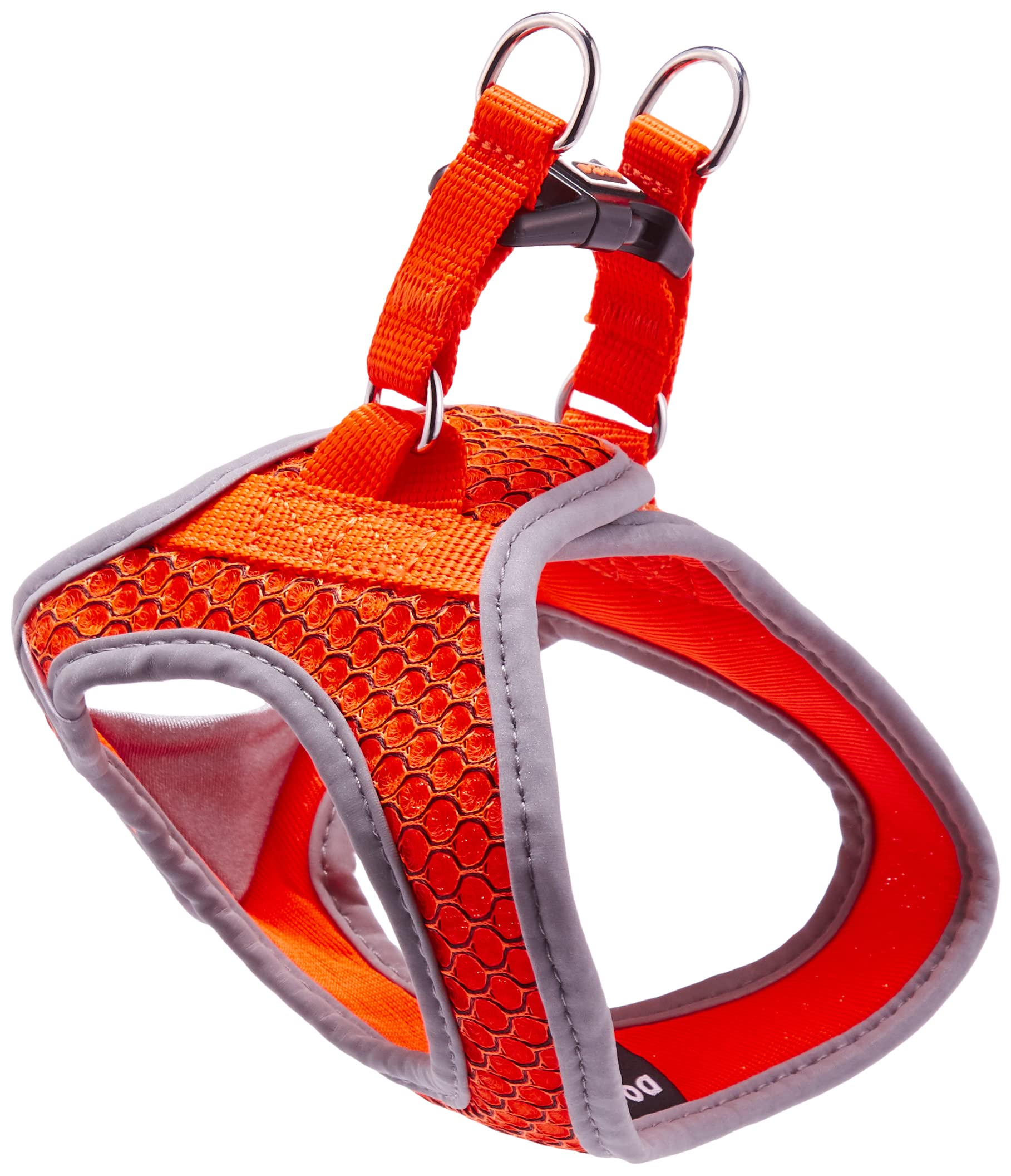 DOCO No-Pull Dog Harness for Small Dogs Under 30 lbs - Lightweight Reflective Vest, Heavy Duty No-Choke Design - Orange X-Small | Perfect for Walking, Running, Hiking & Outdoor Adventures