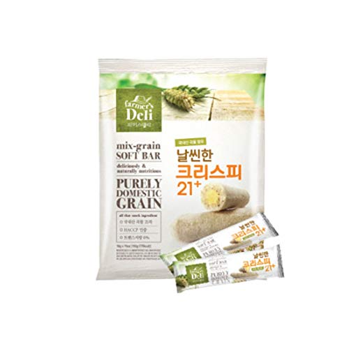 Farmer's Deli Mixed Grain Crispy Roll Snack Bars with Cream Cheese Filling - 170g (6oz) - 12 Pack of 17 Rolls - Healthy Baked Snacks for Office, School & Travel