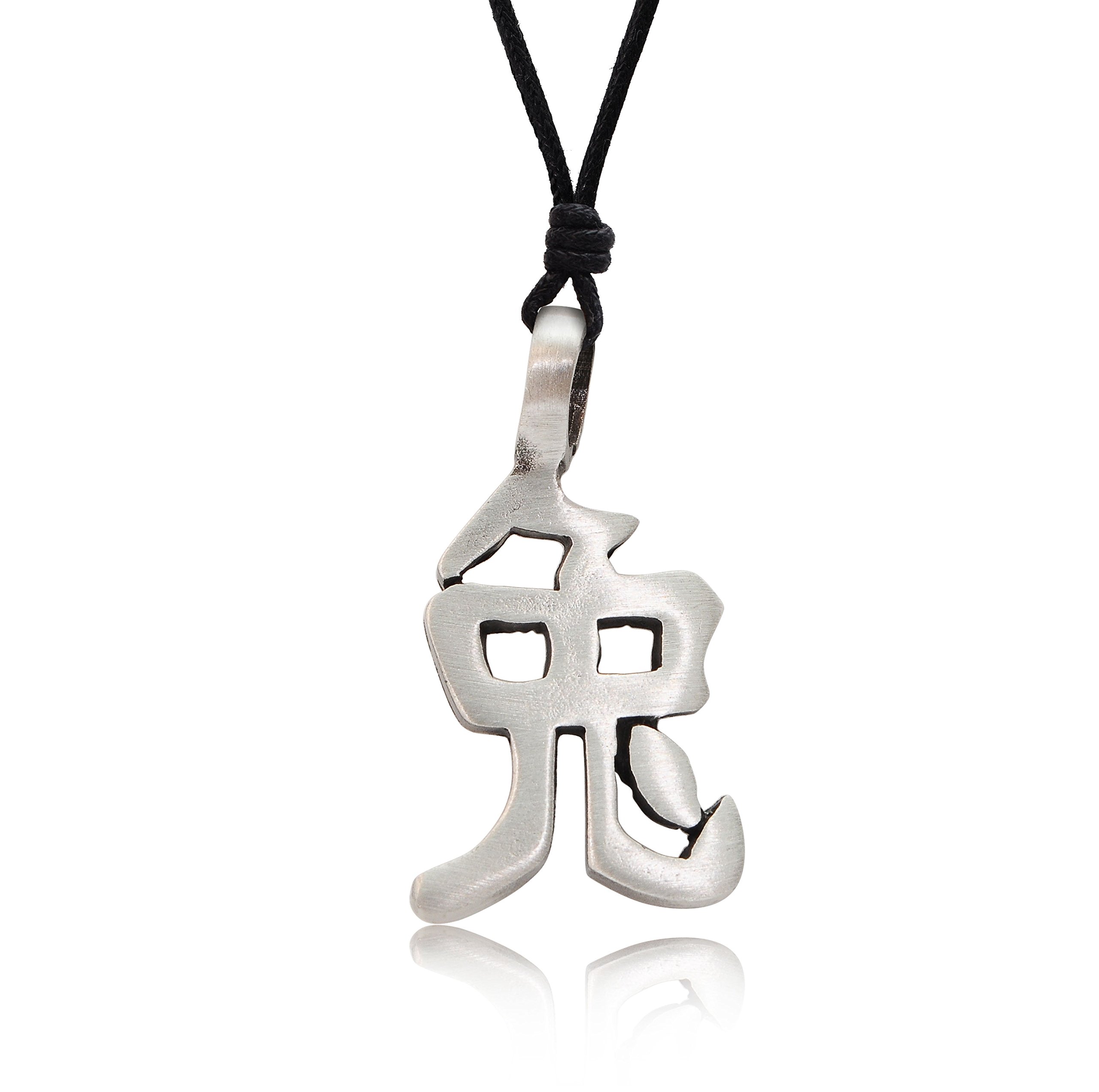 Year of The Rabbit Silver Pewter Charm Necklace Pendant - Zodiac Jewelry Gift for Chinese New Year, Birthday & Special Occasions