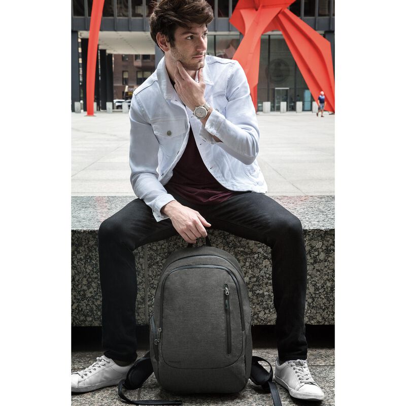 Travelon Anti-Theft Urban Backpack - Secure Laptop Backpack for Commuters, Students & Travel | RFID Blocking, Lockable Zippers & Hidden Pockets | Perfect for Work, School & City Adventures