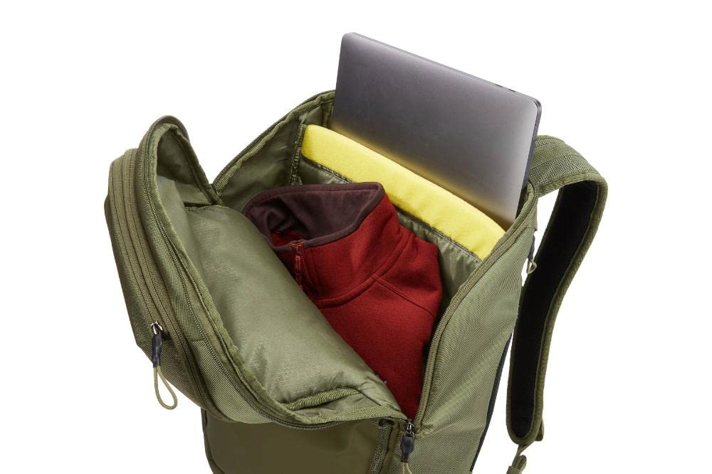 Thule Chasm 26L Backpack - Lightweight Hiking & Travel Daypack for Men & Women, Durable Water-Resistant Olivine Green, Perfect for Outdoor Adventures, Commuting & Daily Use