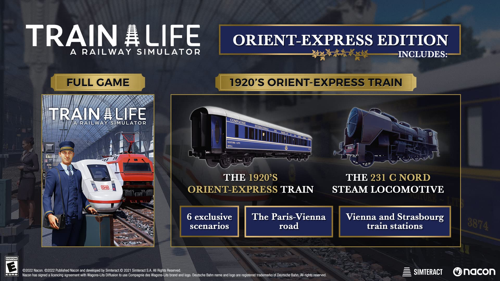 Train Life: A Railway Simulator - The Orient-Express Edition for PS5 | Realistic Train Simulation Game | Perfect for Railway Enthusiasts & Strategy Gamers | Experience Historic Routes at Home