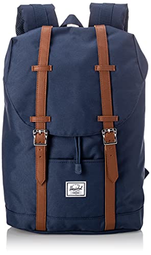 Navy/Tan Synthetic Leather