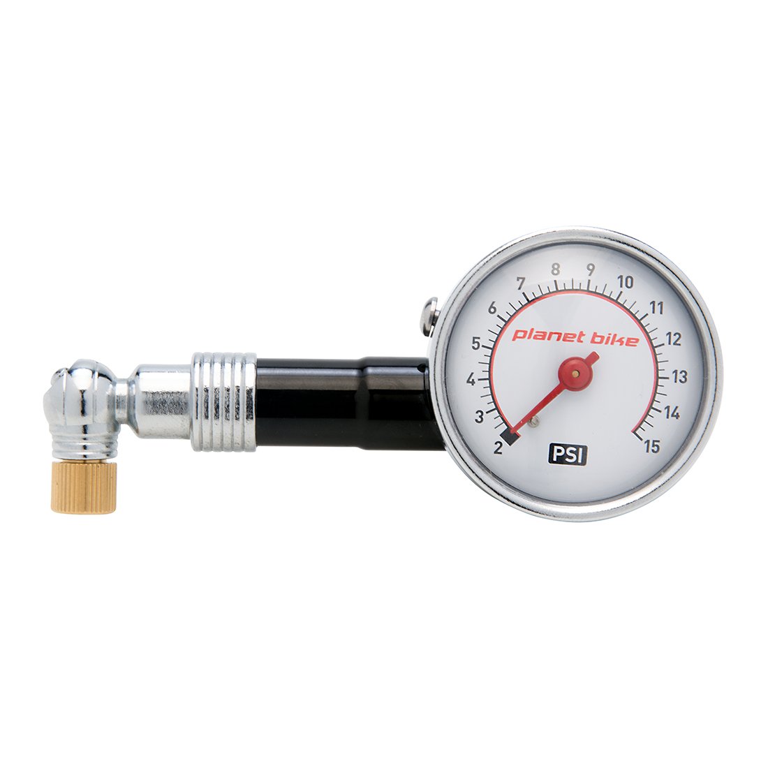 Planet Bike Fat Max 15 Bike Tire Gauge - High Pressure Bicycle Tire Pump Accessory for Mountain, Road & Hybrid Bikes - Perfect for Cycling Enthusiasts & Professional Riders