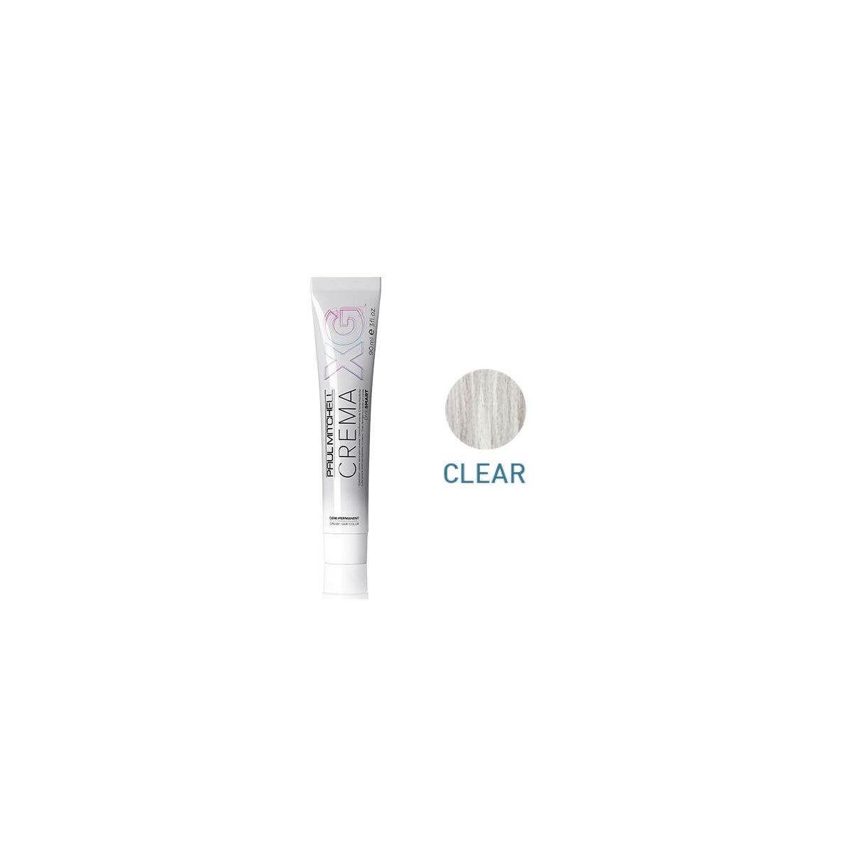 Crema XG Demi Clear Color - Semi-Permanent Hair Color Cream for Vibrant, Long-Lasting Shades | Perfect for Salon & At-Home Hair Coloring